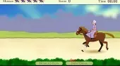 Penny monta el caballo