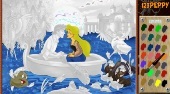 Mermaid Online Coloring Page