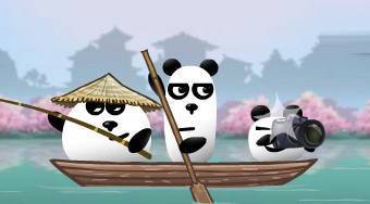3 Pandas in Japan | Free online game | Mahee.com