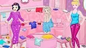 Princess PJ Party Clean Up