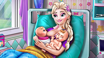 Elsa Mommy Twins Birth