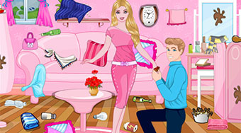 Ken Proposes To Barbie CleanUp | Mahee.com