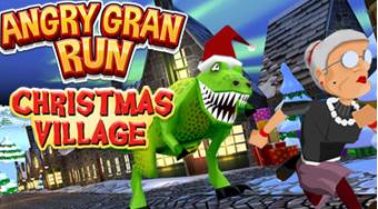 Angry Gran Run Xmas Village WebGL 