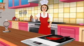 Play Mia's Burger Fest game online