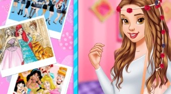 Play Belle Friendship Memories and help the princess create a photo album and decorate it then create her outfit!