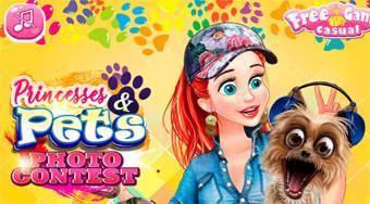 Princesses and Pets Photo Contest - Game | Mahee.com