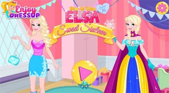 Now and Then: Elsa Sweet Sixteen