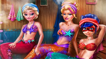 Mermaids Sauna Relife | Free online game | Mahee.com