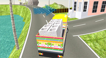 Indian Truck Driver Cargo Duty Delivery - Game | Mahee.com