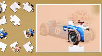 Painting Vintage Cars Jigsaw | Free online game | Mahee.com